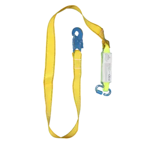 Pinnacle Single Lanyard With Shock Absorbor & Snap Hook